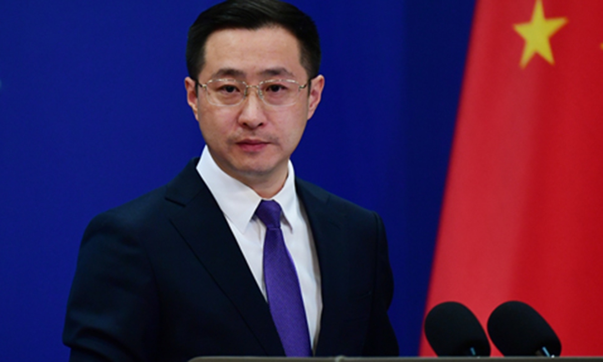 Chinese Foreign Ministry spokesperson Lin Jian Photo:Chinese Foreign Ministry